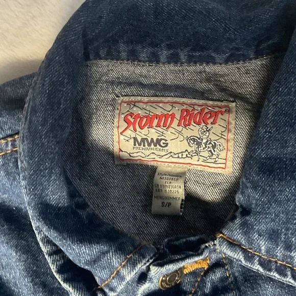 STORM RIDER vintage Jean jacket - Picture 2 of 3
